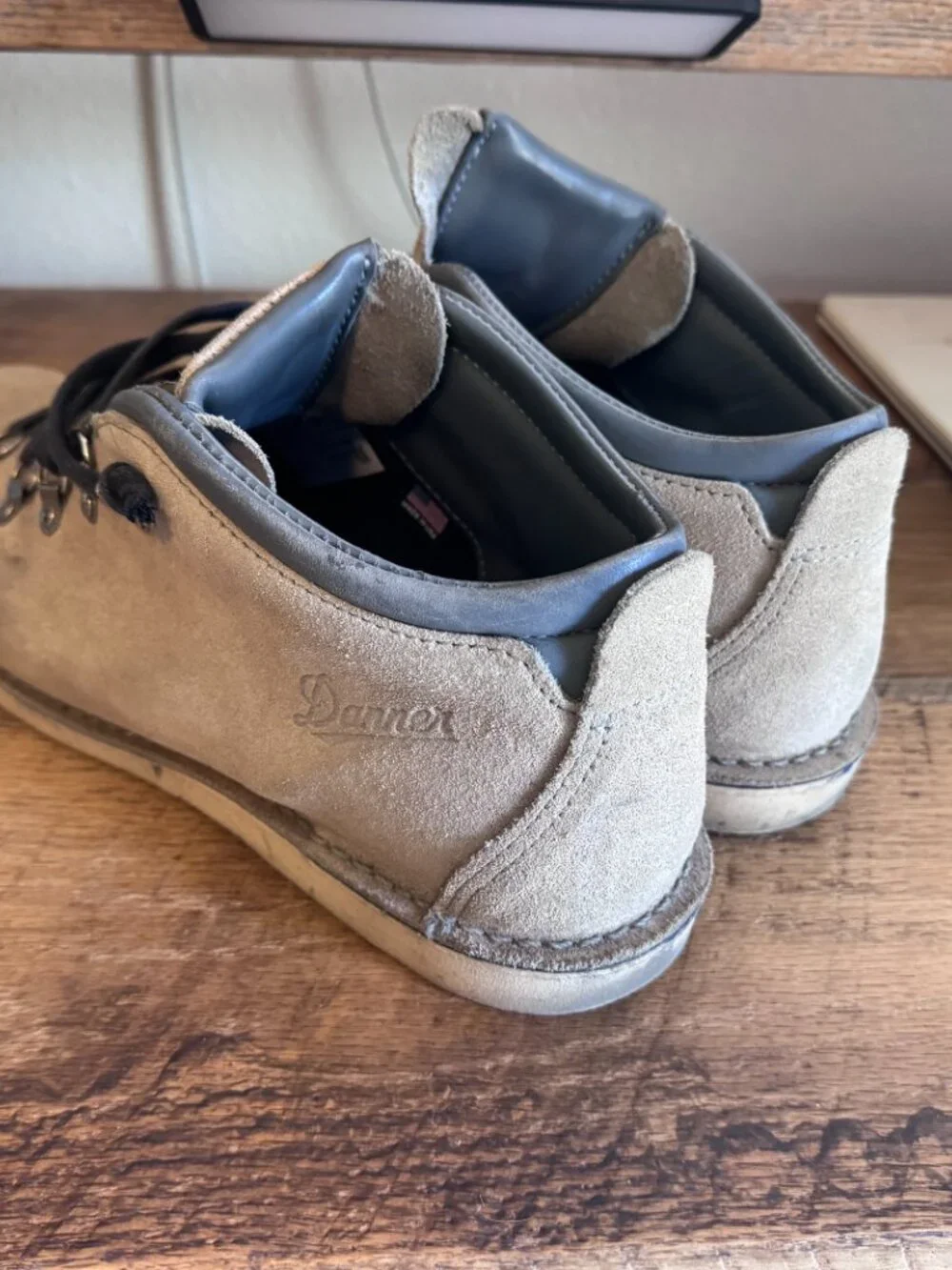 Danner Tramline Gray Suede Boots Men's 12 EE Wide